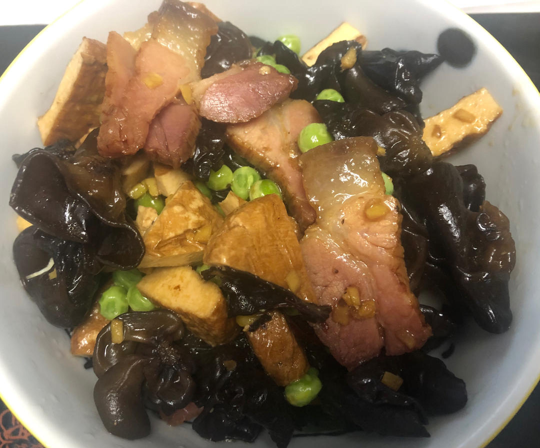 豌豆炒香干