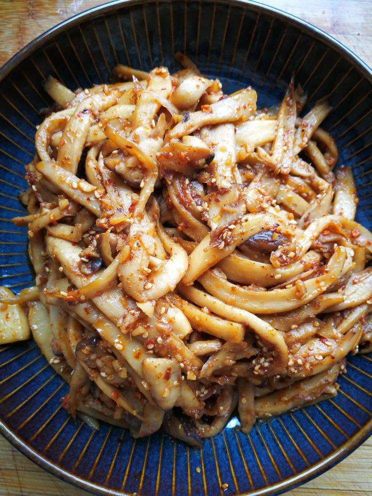 干煸手撕杏鲍菇