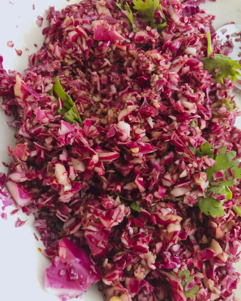 紫甘蓝沙拉丨健康·三餐