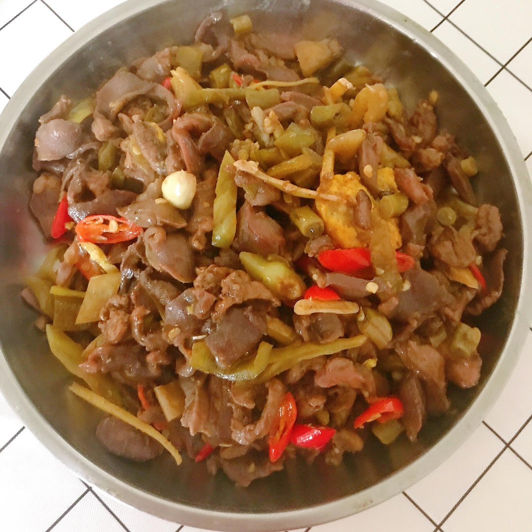 酸辣鸡杂