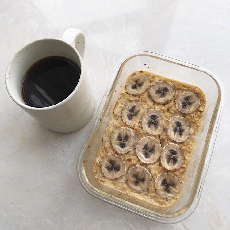 减脂香蕉烤燕麦