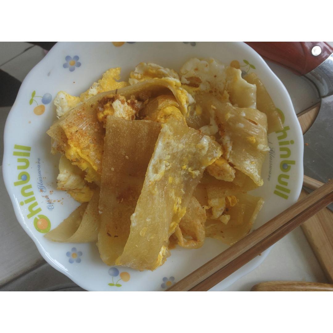 街头烤冷面