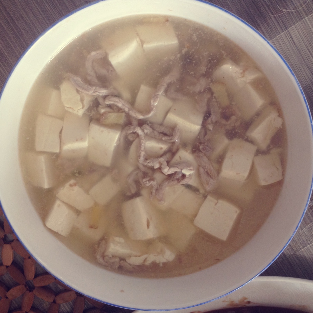家庭简约版豆腐羹