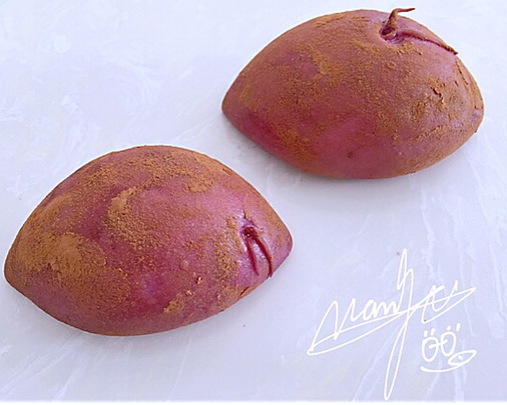 快手紫薯造型馒头的做法
