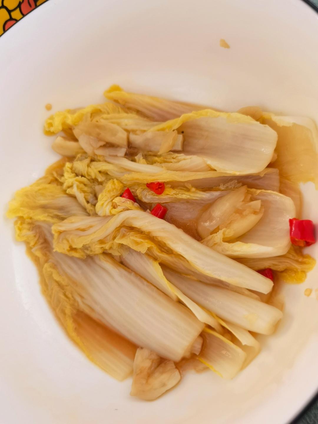 【不开火】微波炉酸辣娃娃菜