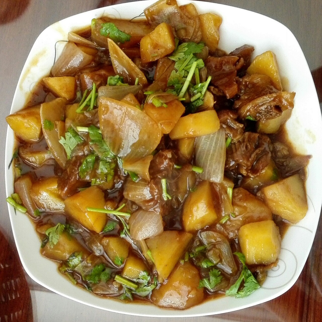 土豆炖牛肉