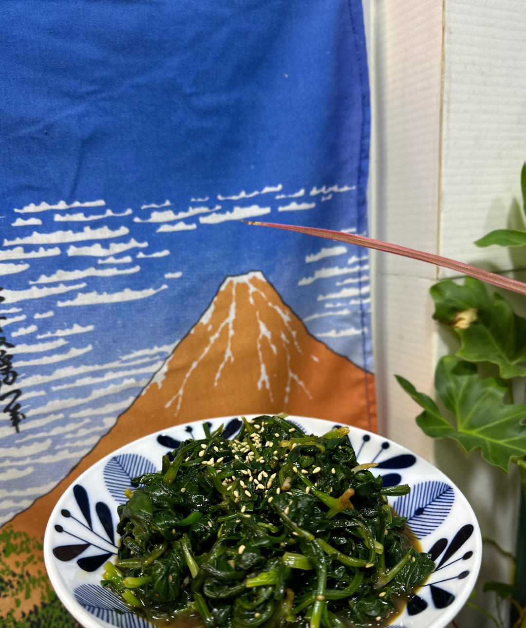 凉拌菠菜(家传秘方)