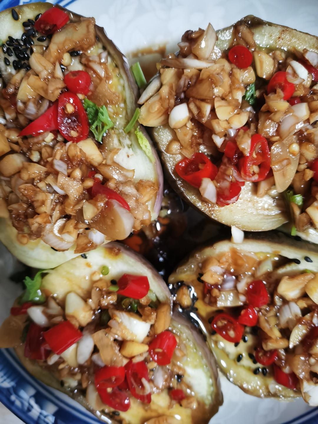 茄子这样做不用去烧烤店吃了，蒜香茄子