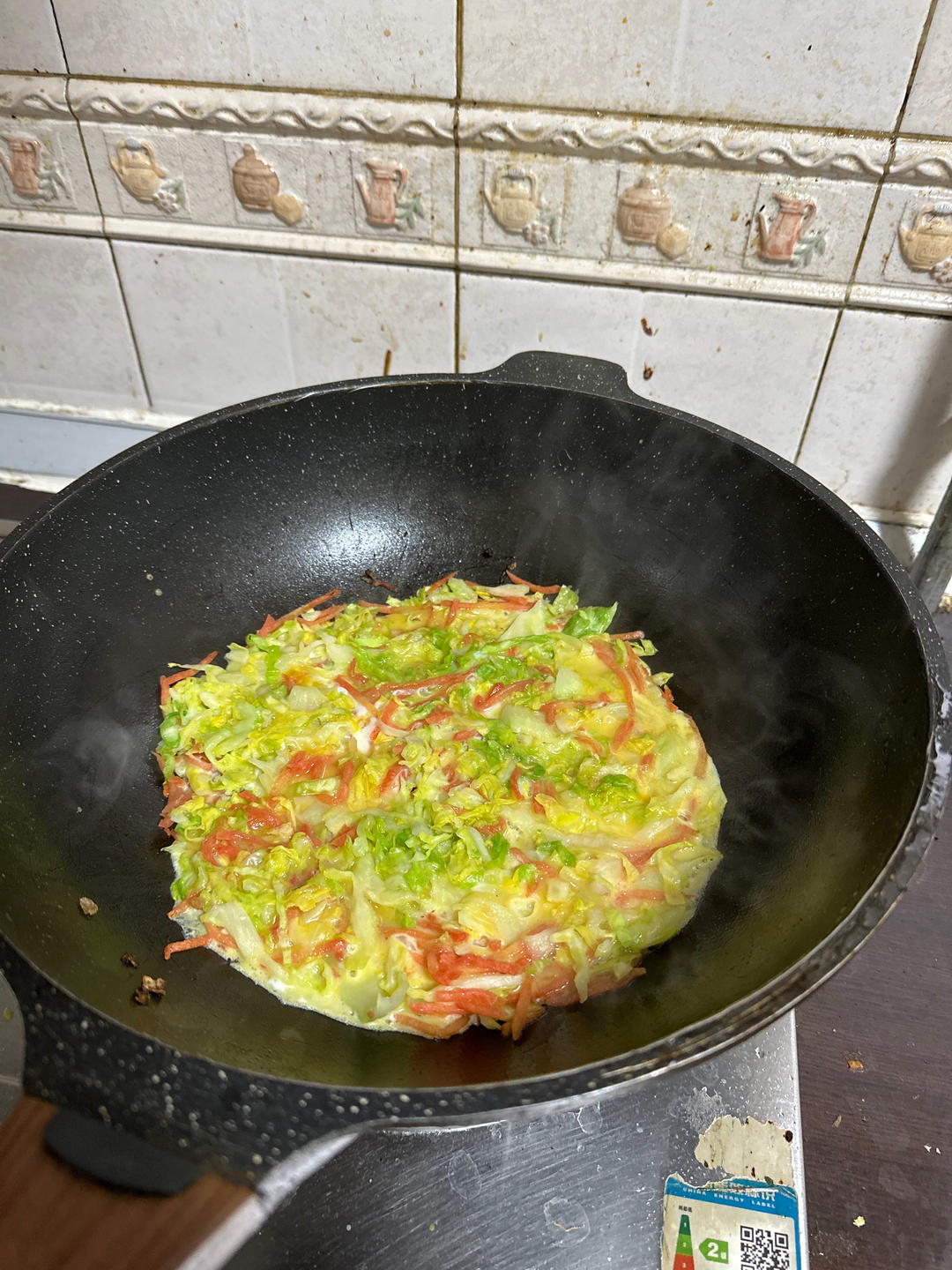 包菜蛋饼