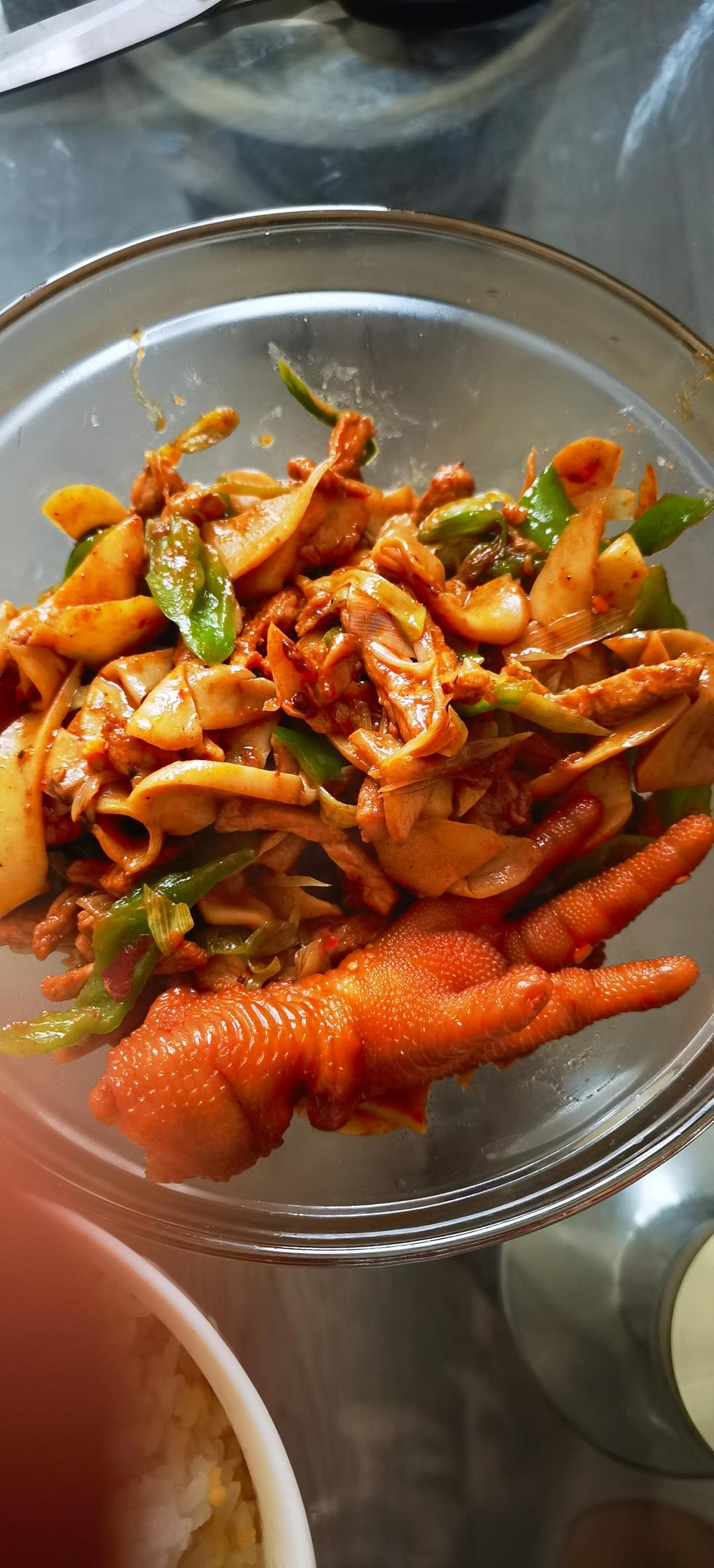 杏鲍菇炒肉丝
