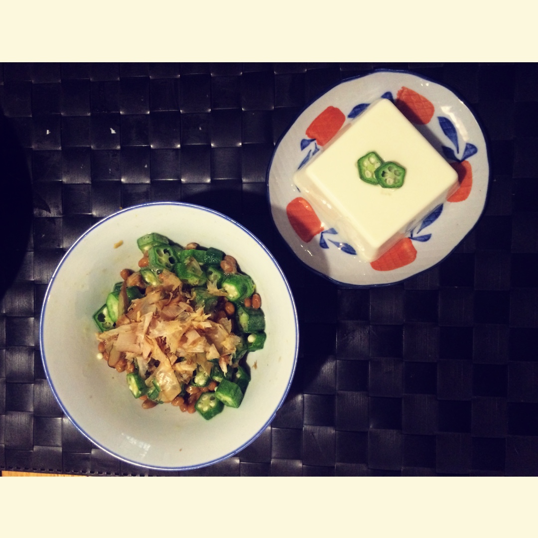 秋葵纳豆和式色拉