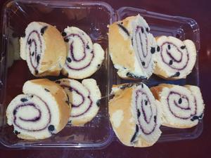 虎皮蓝莓蛋糕卷的做法 步骤22