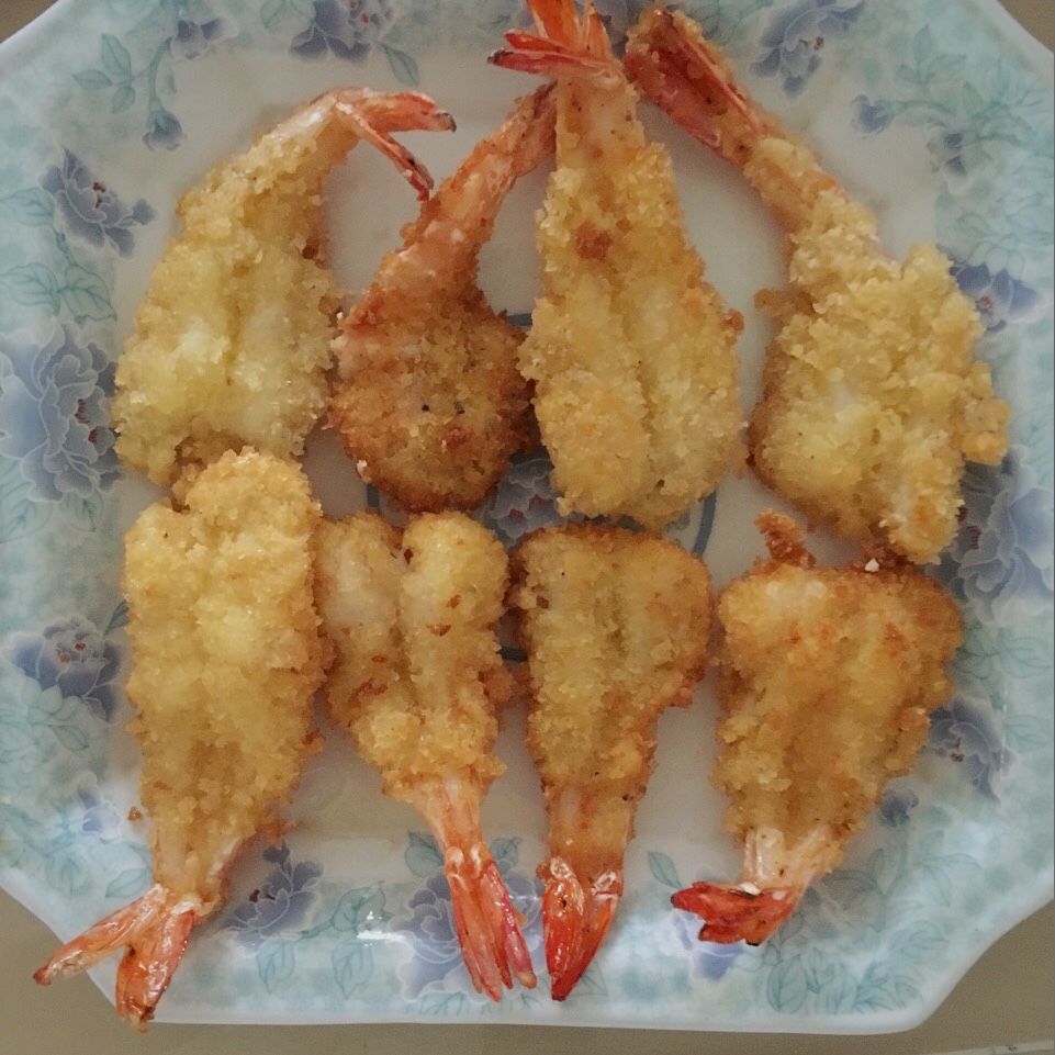 面包糠炸虾