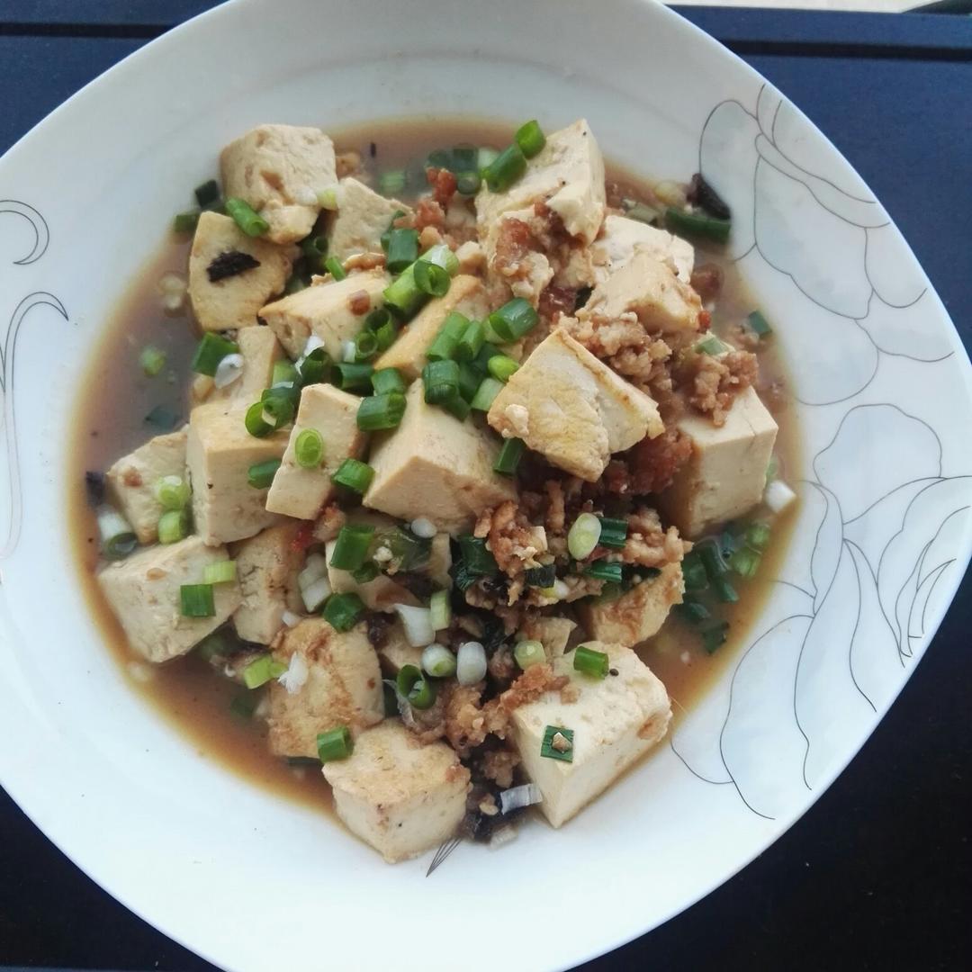 蒜香肉末烧豆腐