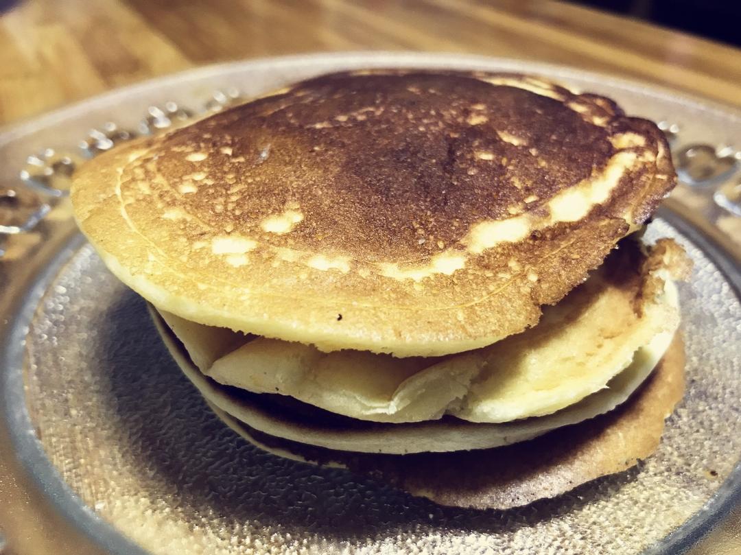 超级简单pancake【无黄油健康版】