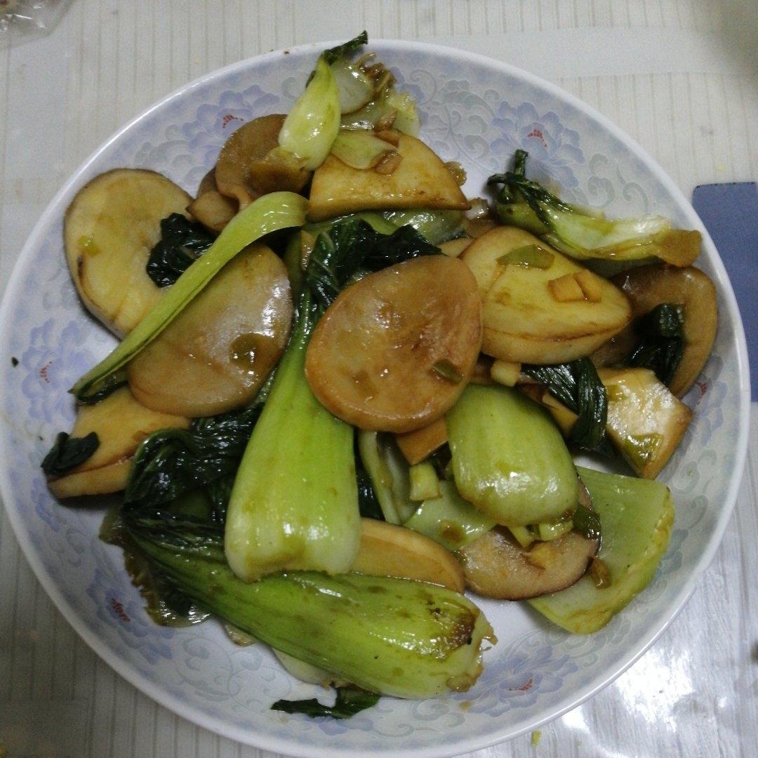 【孕妇食谱】油菜杏鲍菇