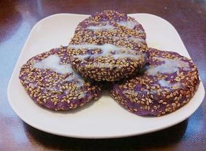 香煎紫薯饼的做法 步骤5