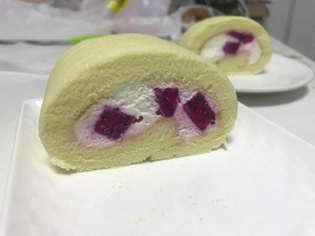 紫薯奶油蛋糕卷