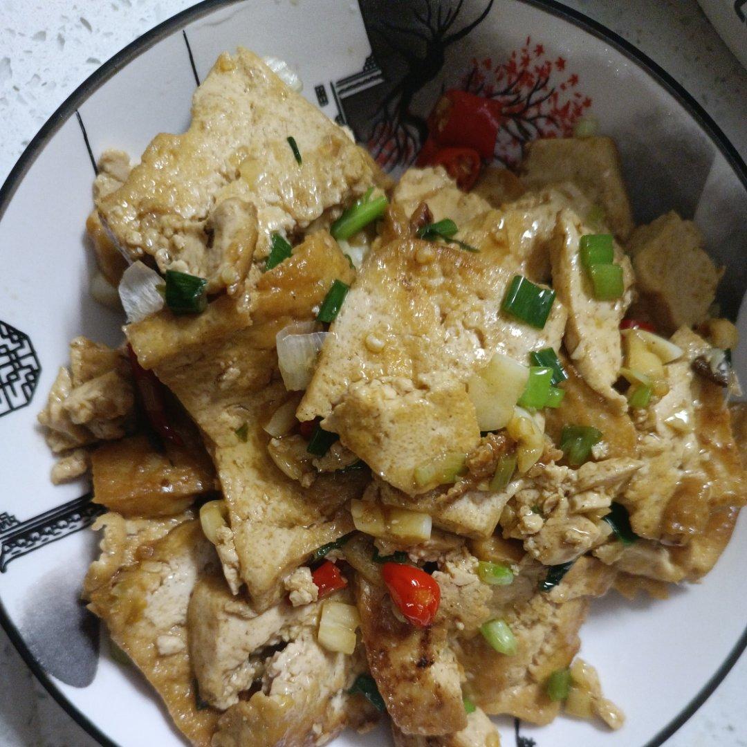 蒜香煎豆腐 炒鸡无敌美味