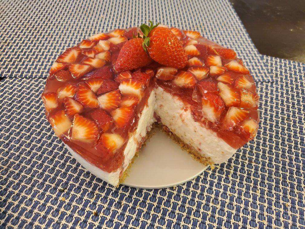 🍓水晶草莓乳酪慕斯🈚️需烤箱㊙️全网最详细做法（🉑️自行简化）