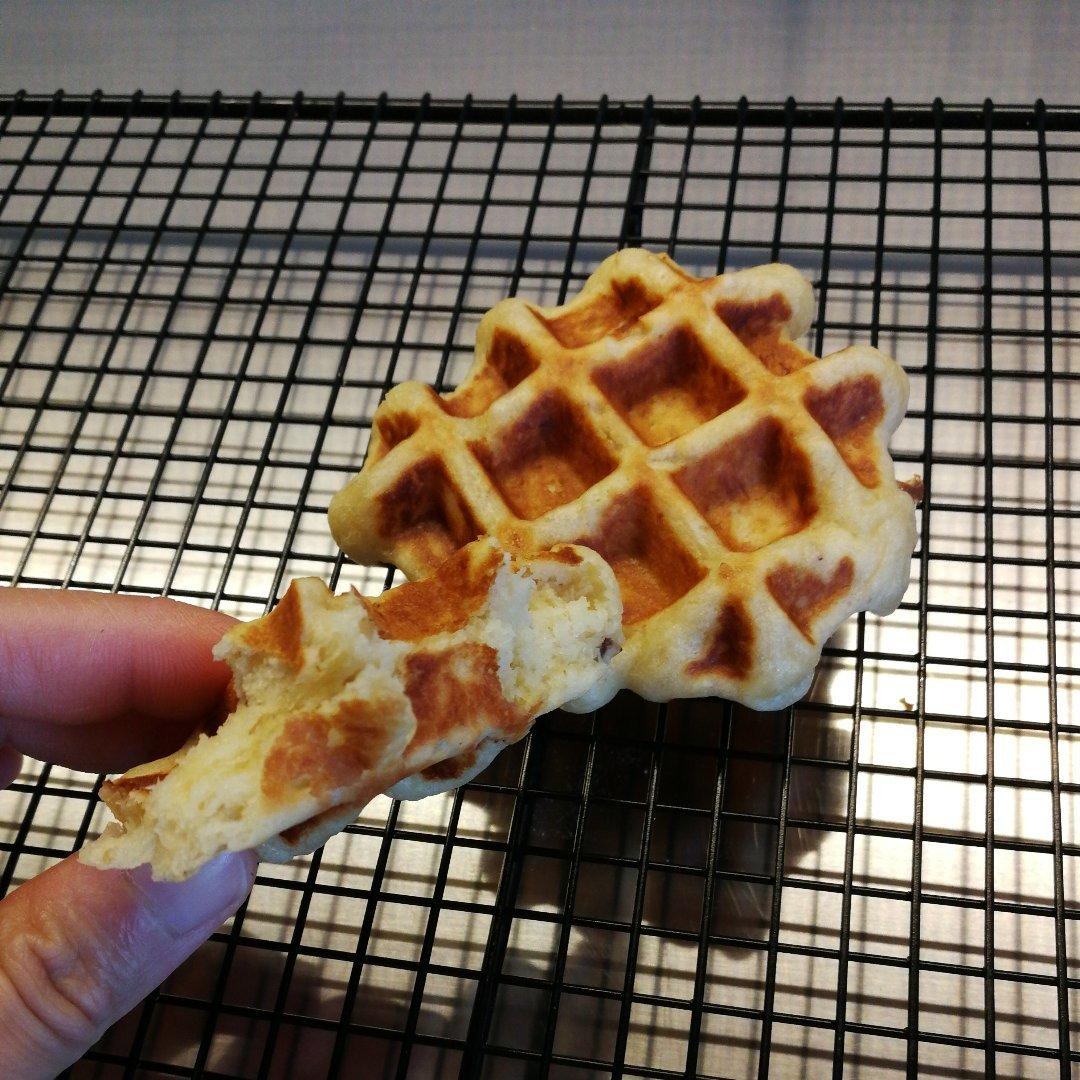 巧克力碎片香蕉华夫饼