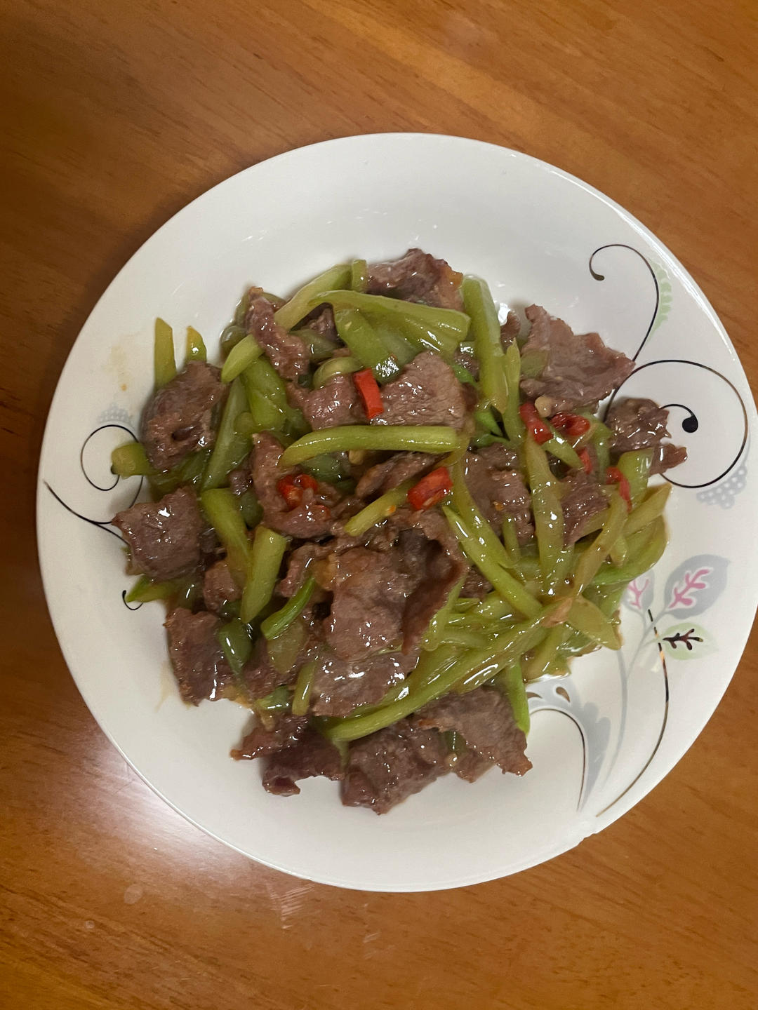 莴笋炒牛肉🥩
