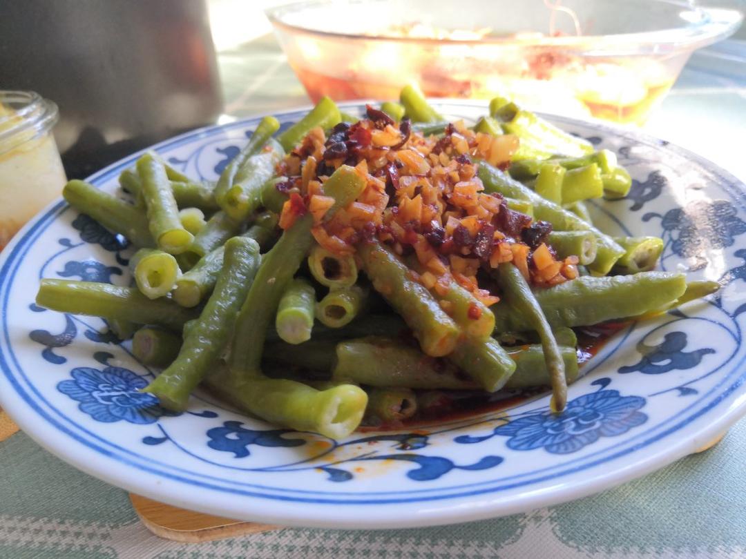 蒸豆角