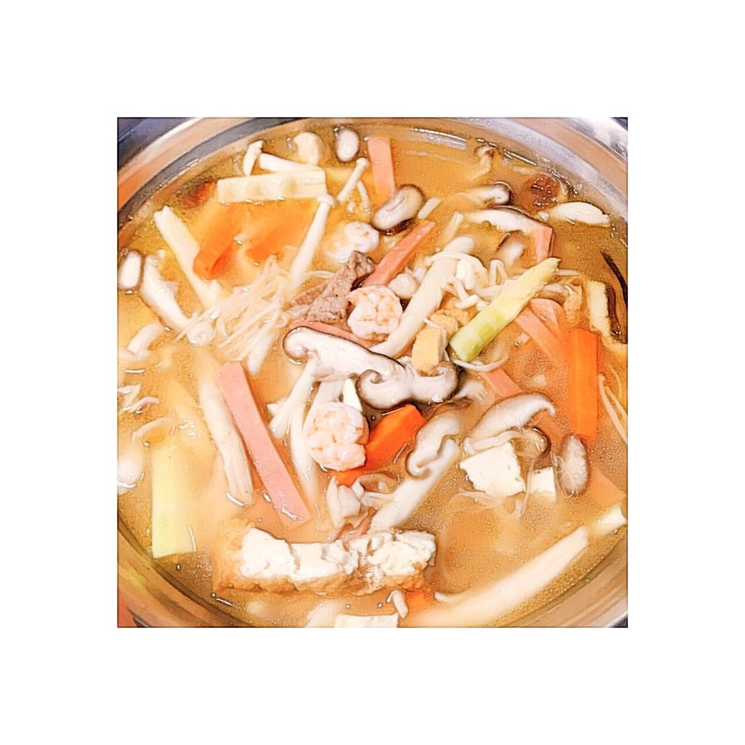 低卡减脂餐~三鲜菌菇汤