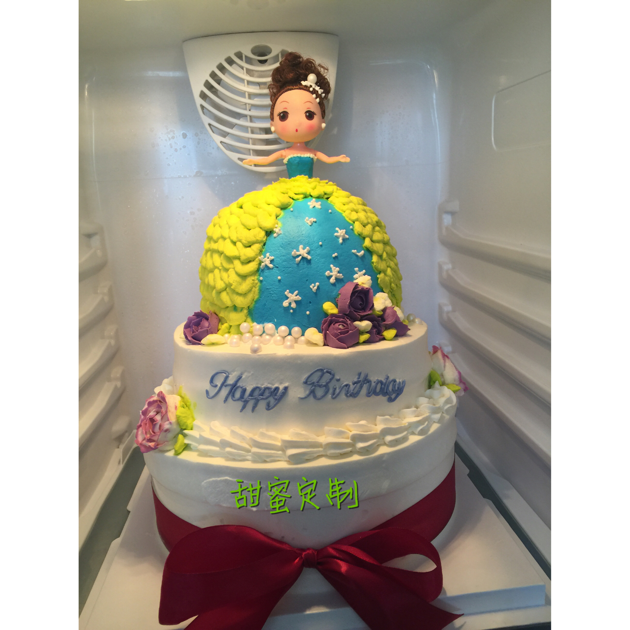 美人鱼迷糊芭比蛋糕