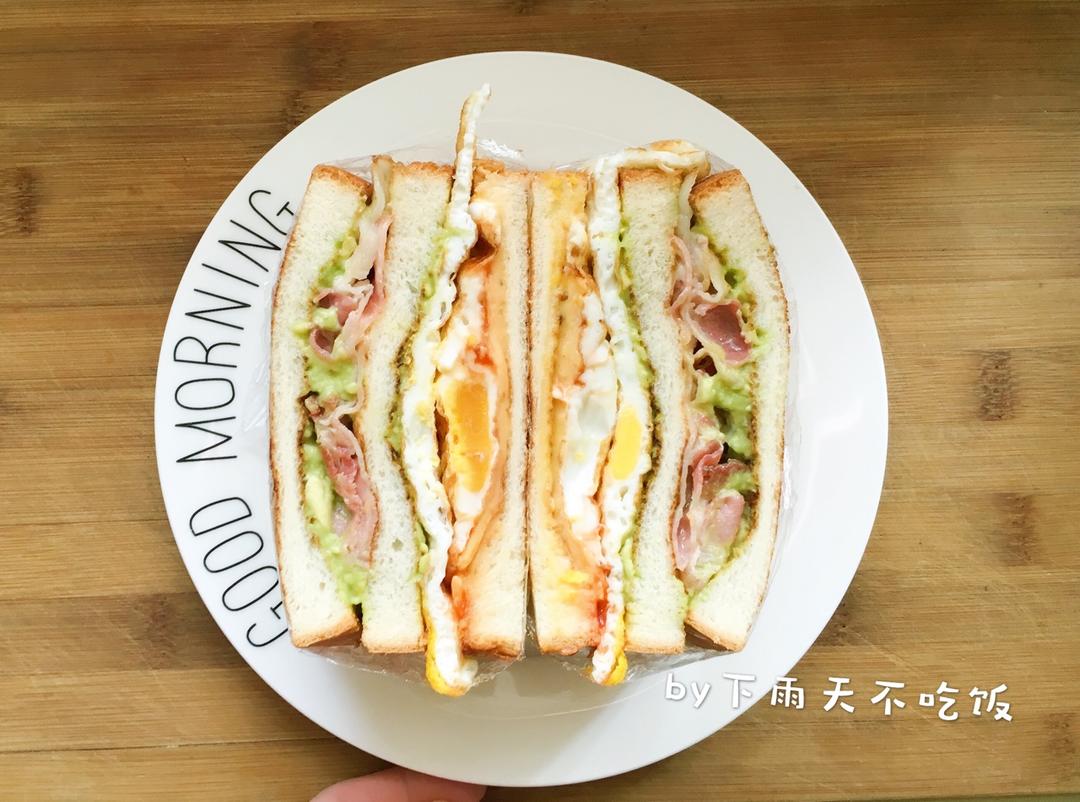 牛油果早餐三明治 Avocado Breakfast Toasted Sandwich