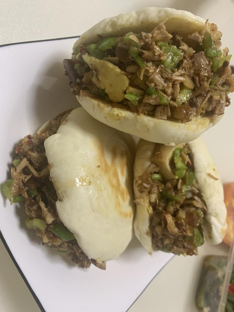 陕西风味小吃，肉夹馍