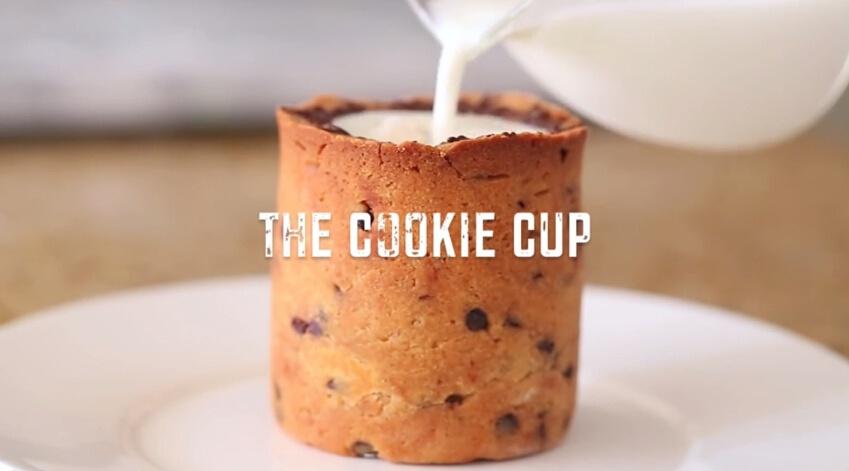 牛奶曲奇杯the cookie cup的做法