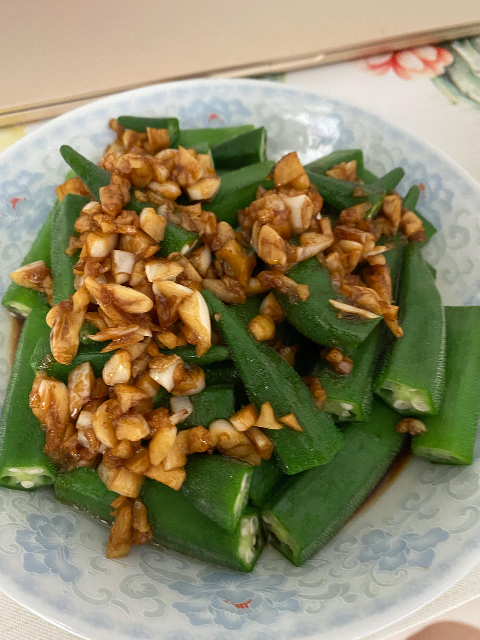 蒜蓉秋葵