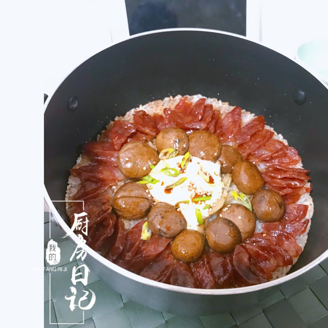 香肠煲仔饭