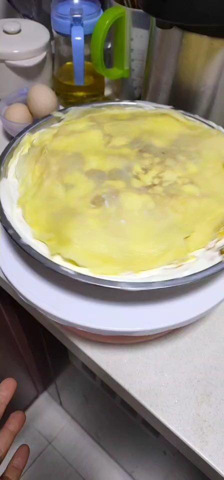 芒果千层蛋糕，100%成功告别煎皮无能