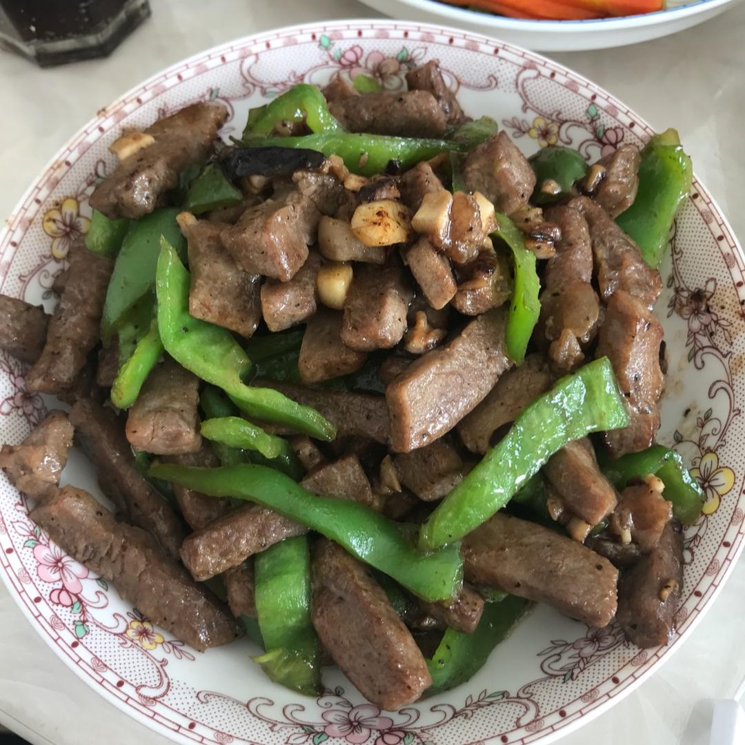 青椒炒牛肉