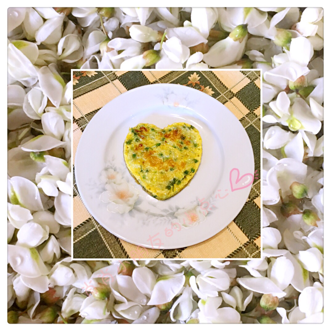 槐花蛋饼