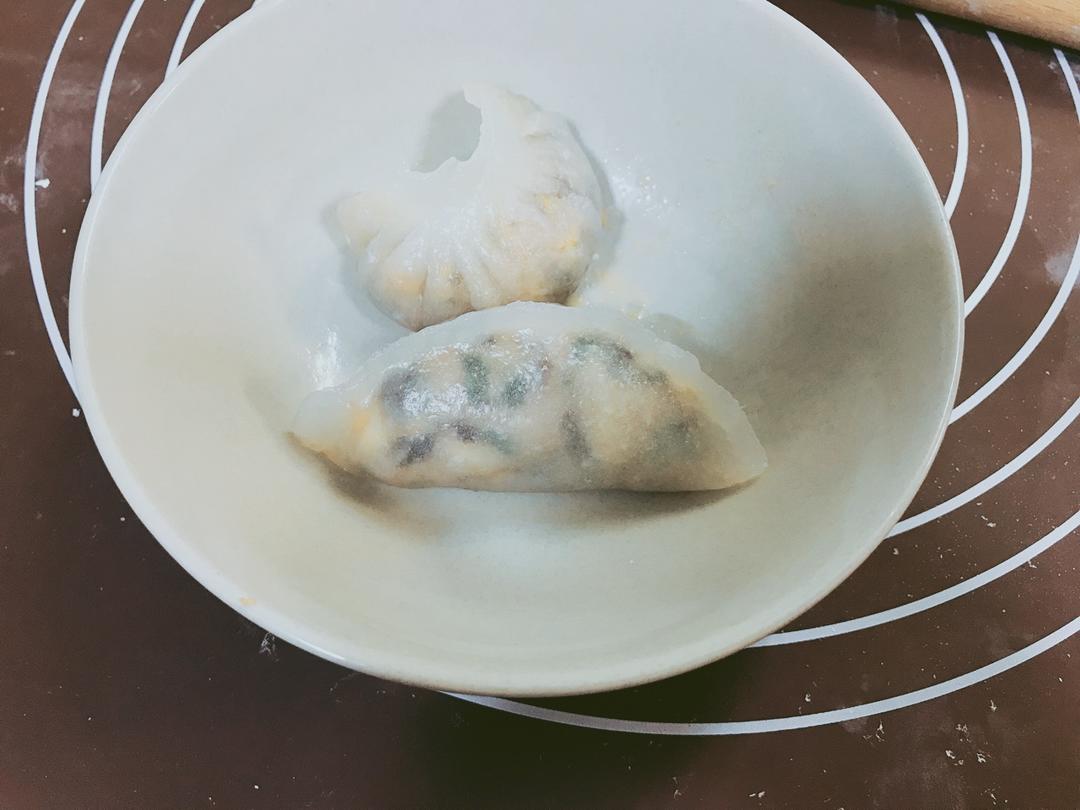 鲜虾青菜水晶饺【曼食慢语】