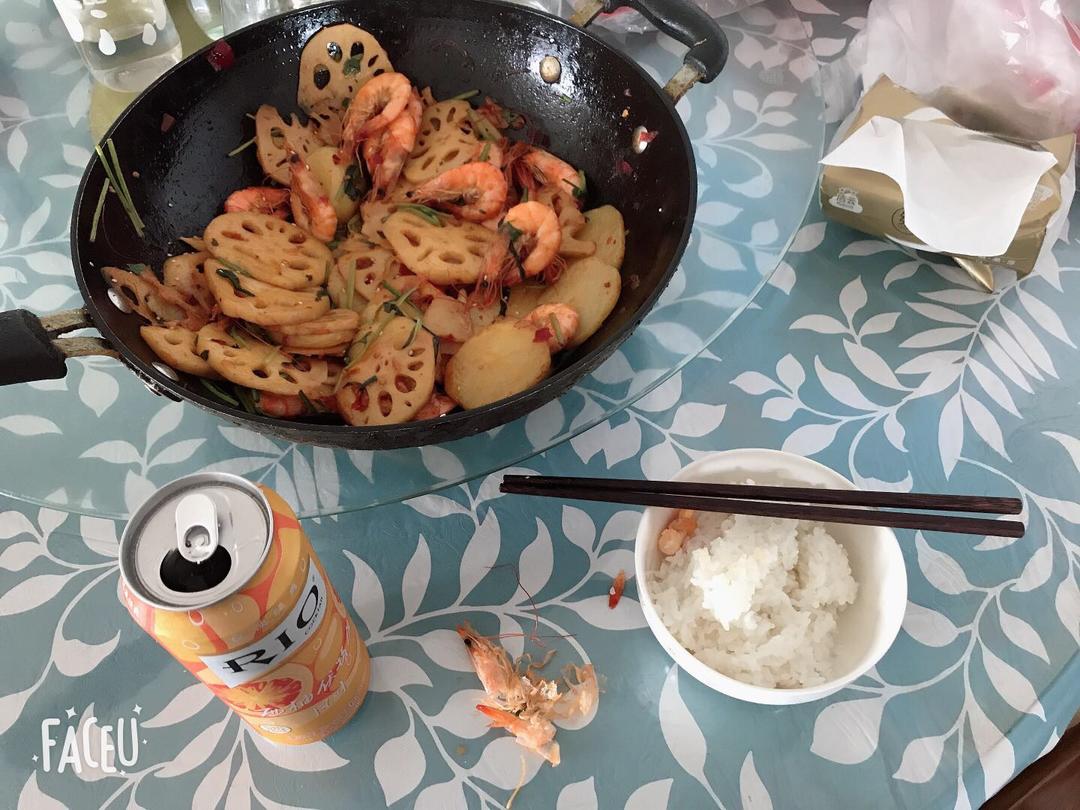 干锅香辣虾