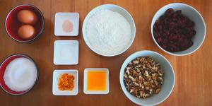 蔓越莓和橙子意式脆饼的做法 步骤1