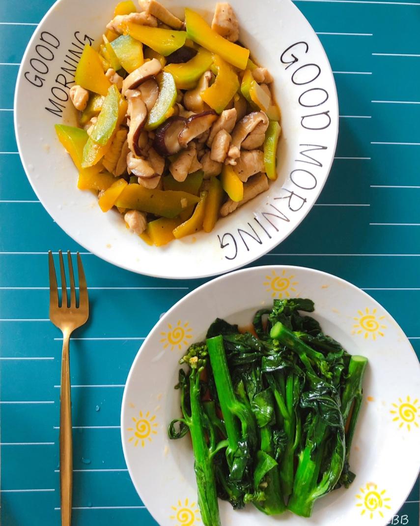 杂菇凉拌鸡胸肉丝减肥瘦身餐