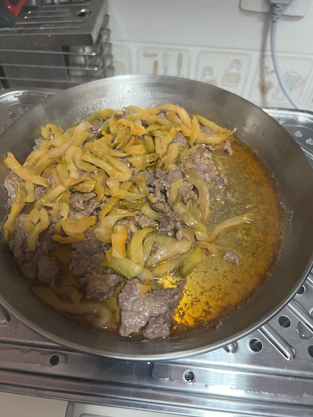 速蒸可口入味榨菜牛肉