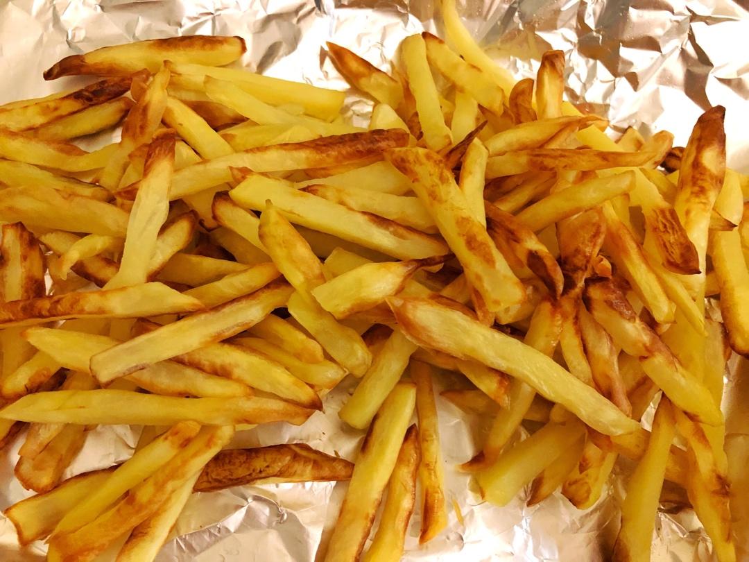 炸薯条的两种做法（空气炸锅）