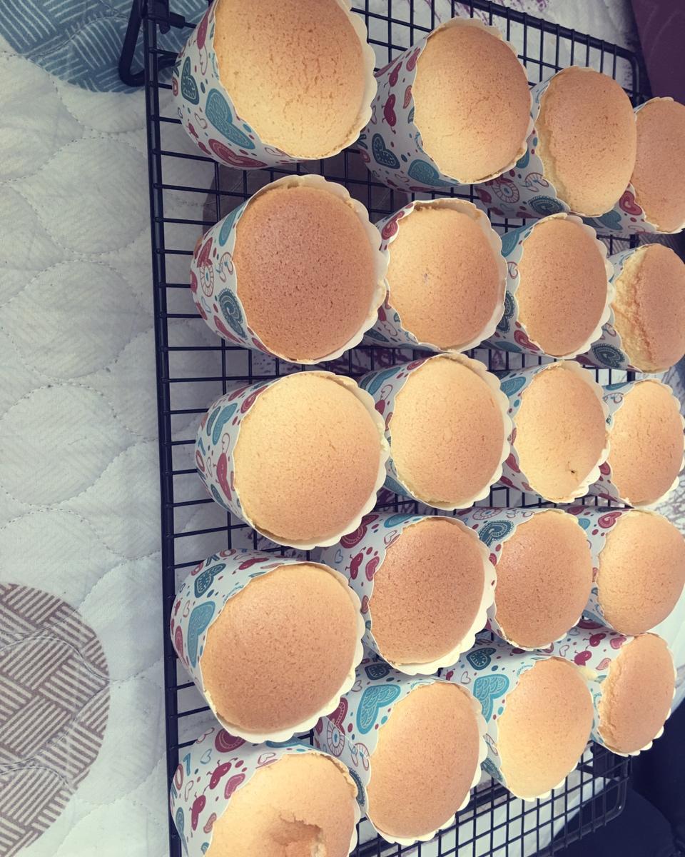 不塌不凹的纸杯戚风蛋糕