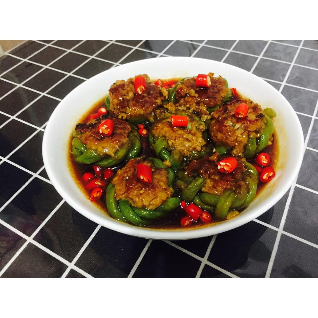 豇豆酿肉