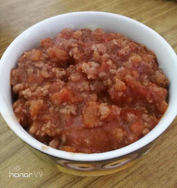 （完胜必胜客的）番茄肉酱意大利面～