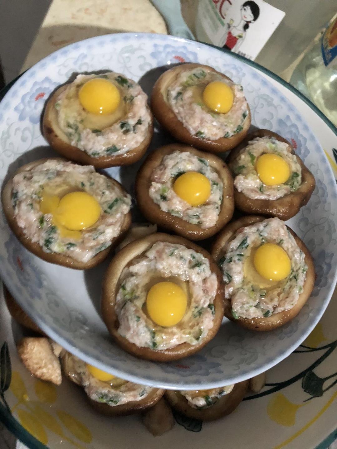 香菇肉末蒸鹌鹑蛋