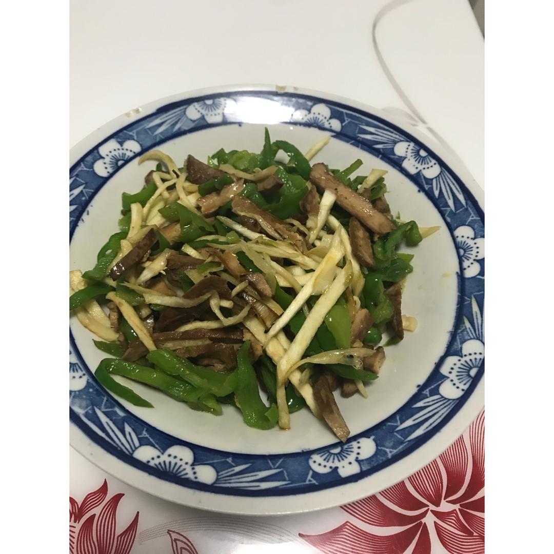 青椒茭白丝