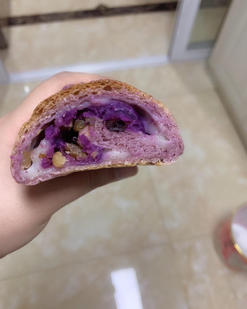 梦幻紫麻薯软欧包