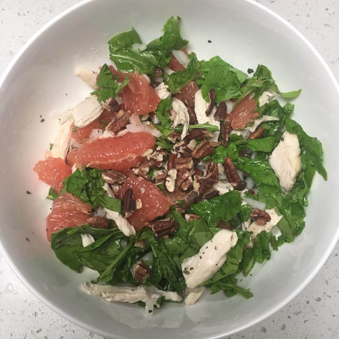 意式鸡肉橙柚沙拉